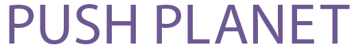 PUSH PLANET LOGO PURPLE